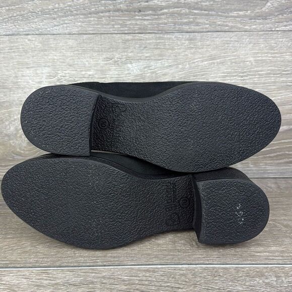 Blondo Lima Waterproof Black Leather Zip Chunky Heel Women’s Sz 10 Chelsea Boots - Picture 8 of 12